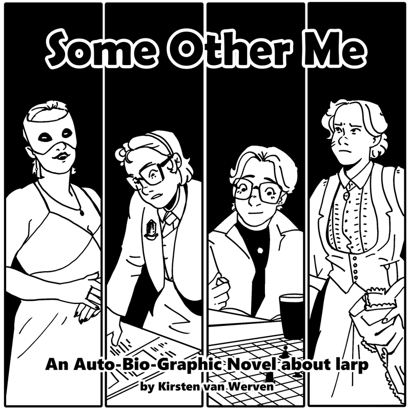 Experimenting with making comics about larp